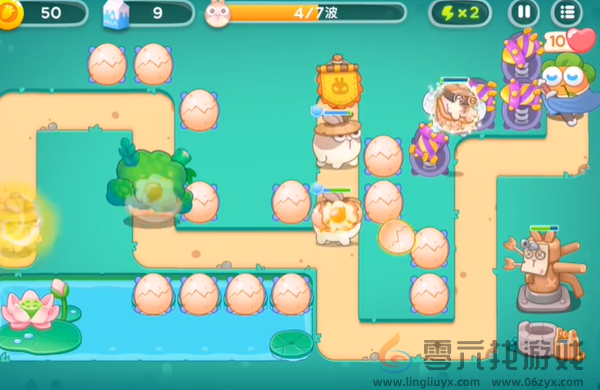 保卫萝卜4秋天的第一杯奶茶第6关通关攻略(图3)